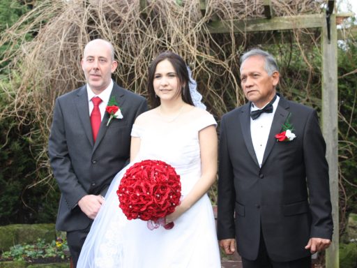 Paul and Karla plus Brides Father